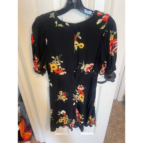 Free People Neon Garden Floral Mini Dress size 2 - Picture 2 of 5